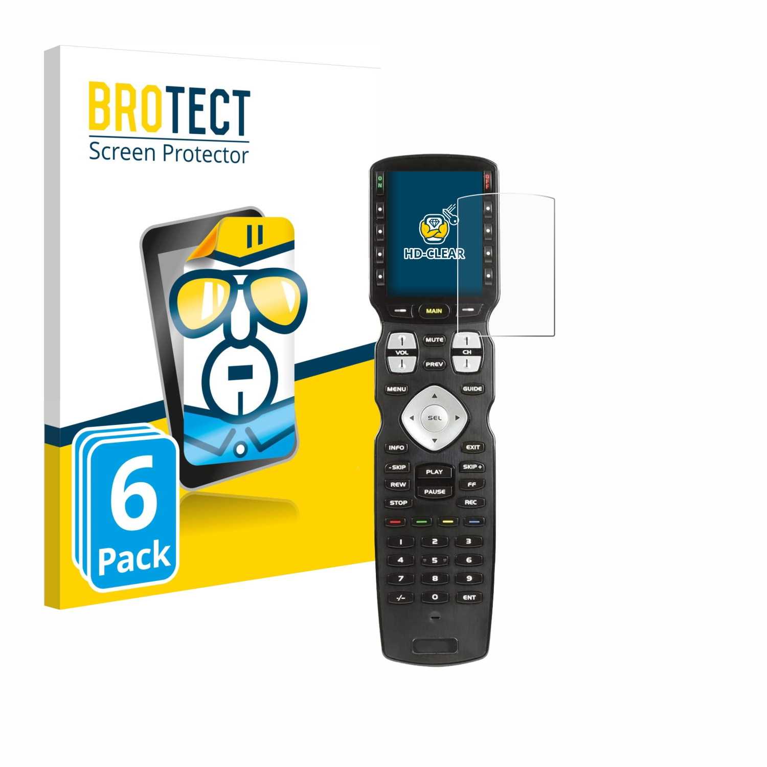 klare URC MX990) Universal Remote 6x BROTECT Schutzfolie(für
