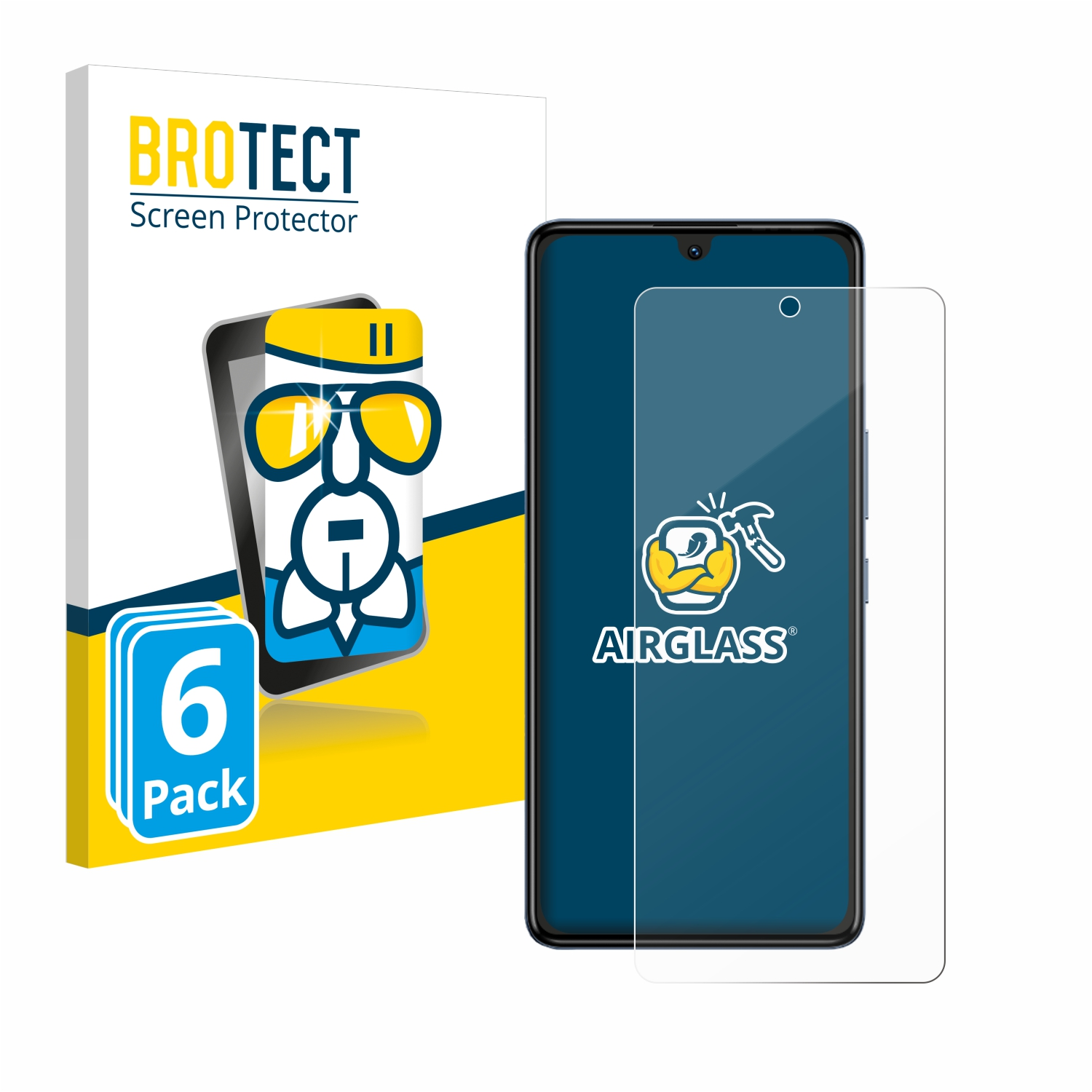 Infinix BROTECT 6x 10 Pro) klare Schutzfolie(für GT Airglass