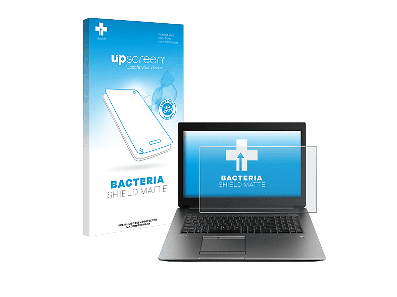 matte UPSCREEN Schutzfolie(für entspiegelt 17 G6) HP antibakteriell