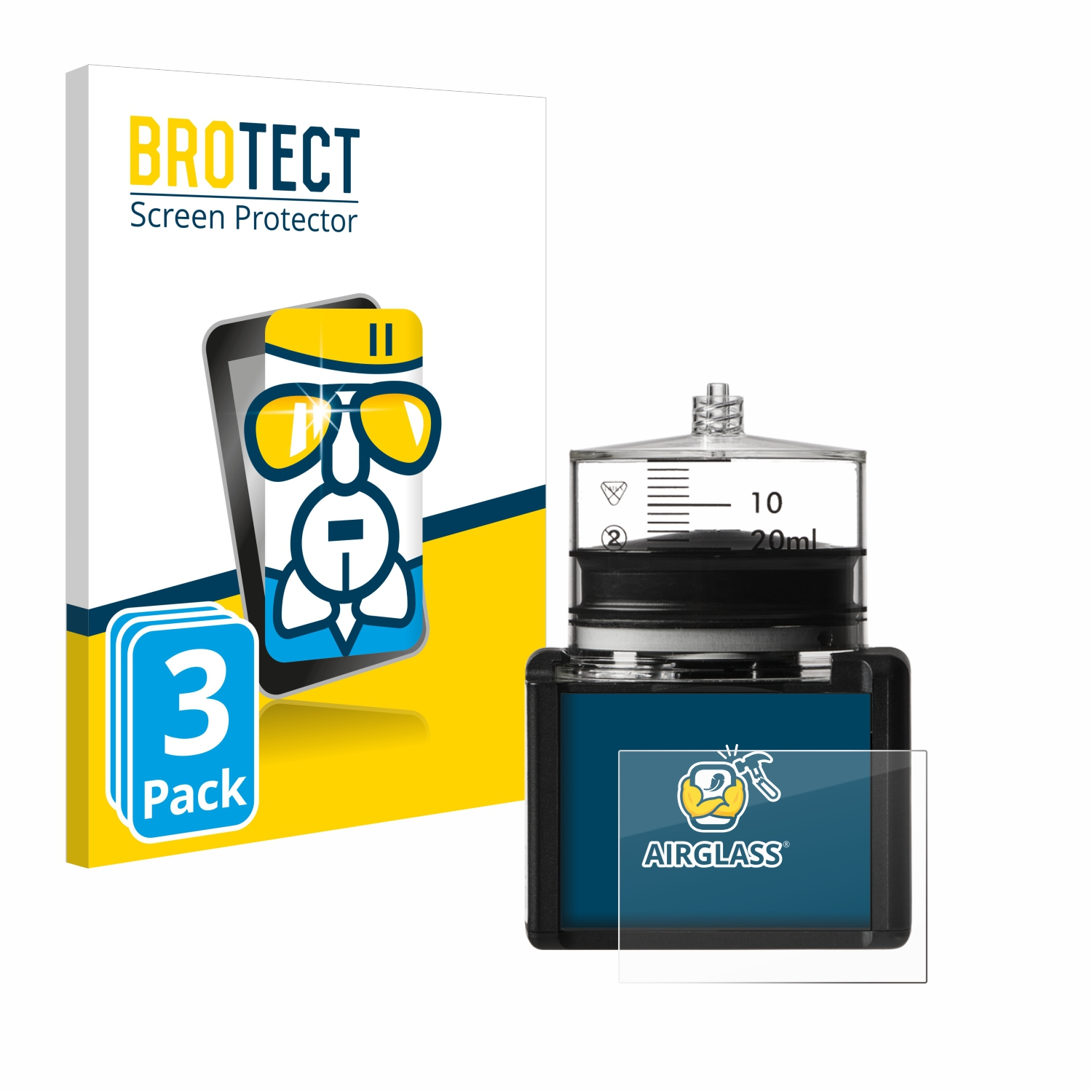SO-CONNECT Pump) Schutzfolie(für klare BROTECT Airglass 3x FDE