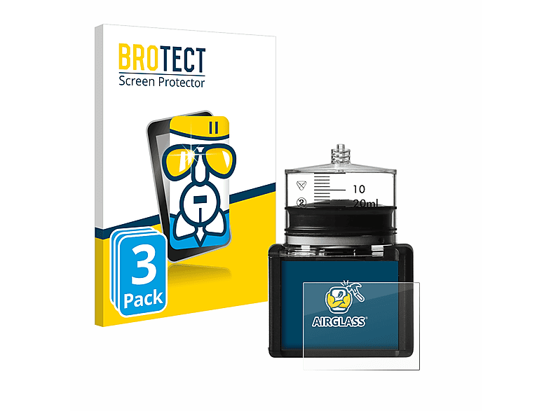 BROTECT 3x Airglass klare SO-CONNECT Pump) Schutzfolie(für FDE