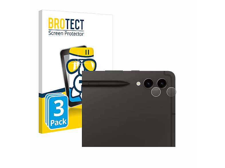 BROTECT 3x Airglass klare Schutzfolie(für Samsung Galaxy Tab S9 Plus WiFi)