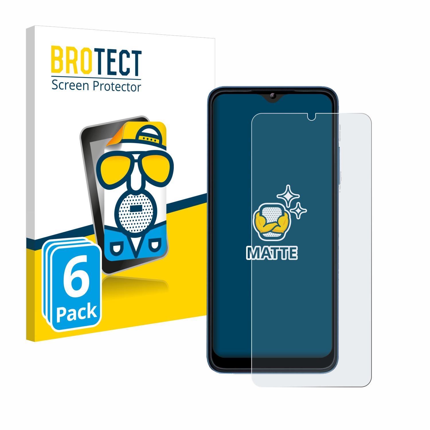 BROTECT T-Mobile Schutzfolie(für Revvl matte 6x 6 5G)