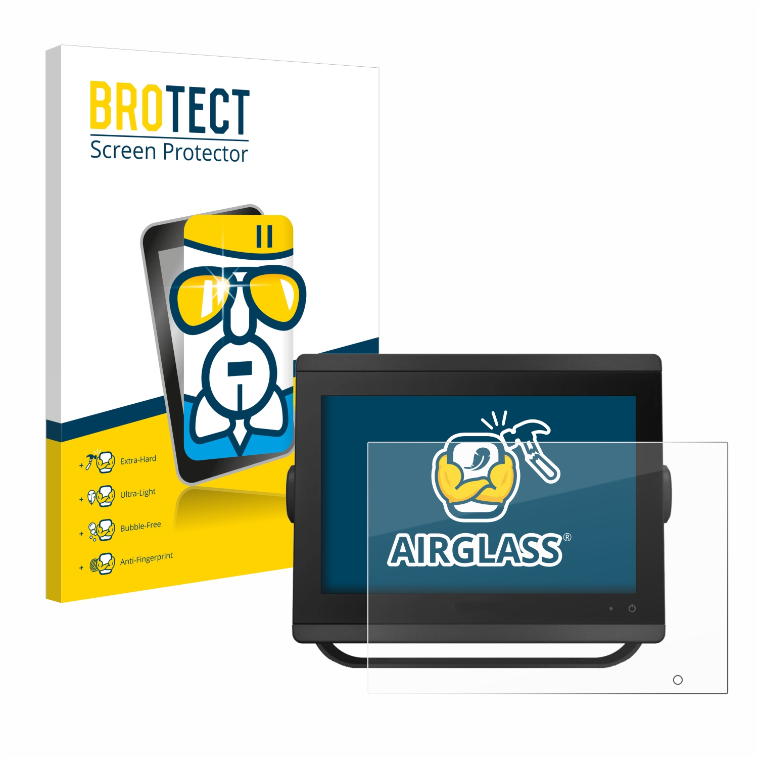 Airglass klare 8610) BROTECT GPSMAP Schutzfolie(für Garmin