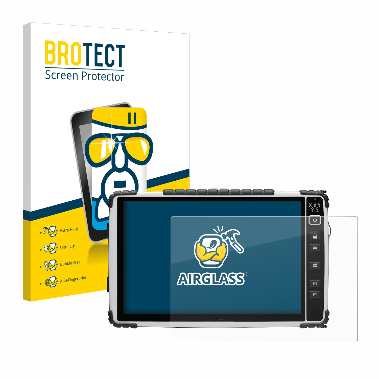 BROTECT Airglass klare Schutzfolie(für Handheld Algiz 10X)