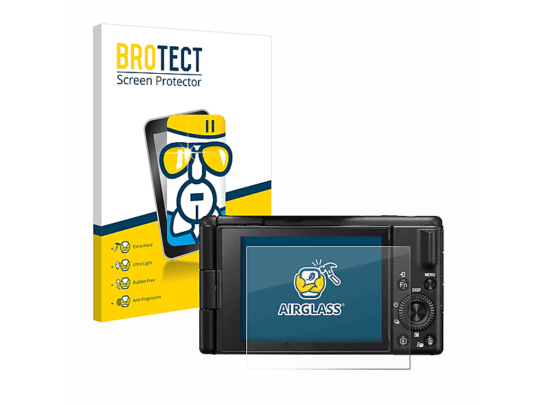 klare ZV-1M2) Airglass BROTECT Schutzfolie(für Sony