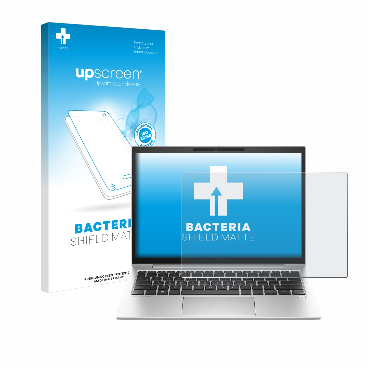 G10) Schutzfolie(für HP matte antibakteriell entspiegelt UPSCREEN EliteBook 835