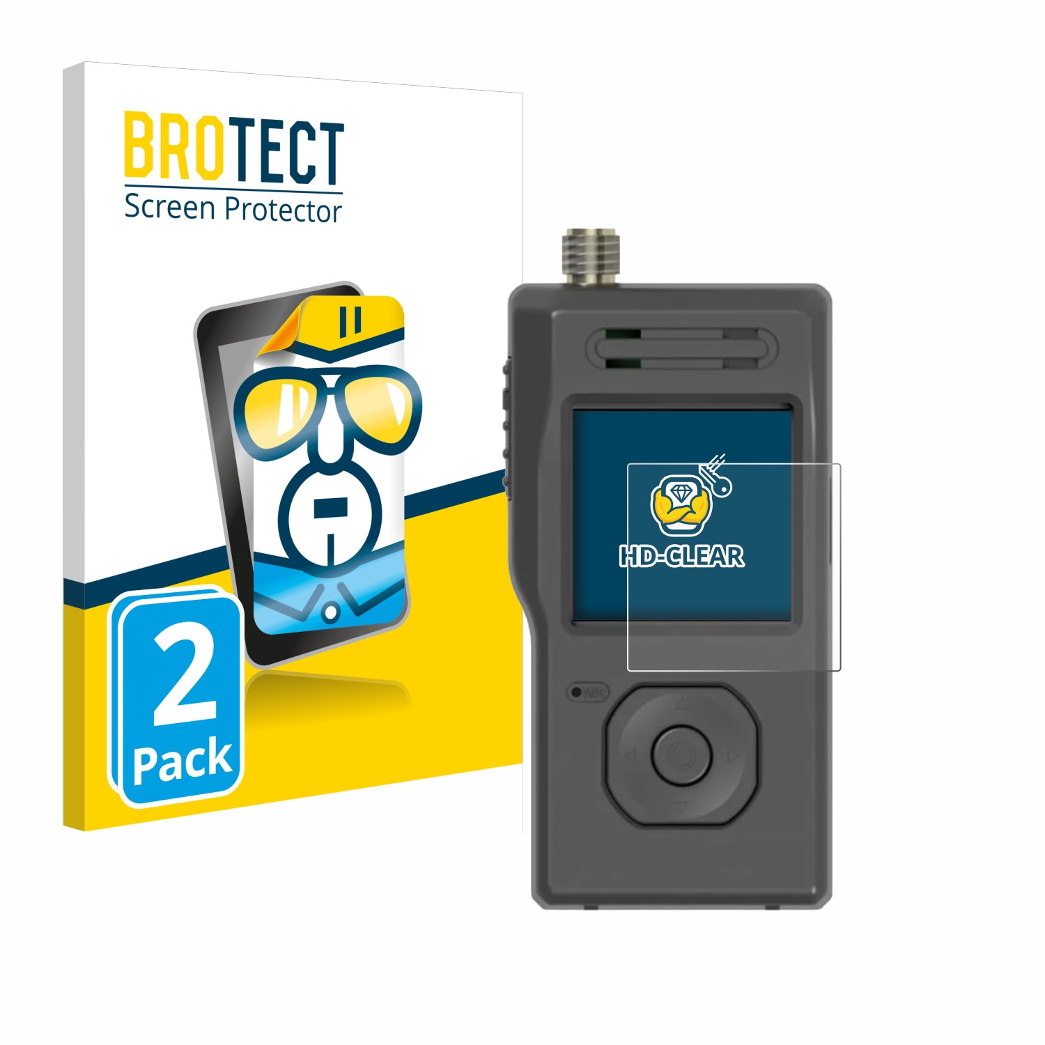 BROTECT 2x Schutzfolie(für klare WiMo Transceiver) PicoAPRS V4