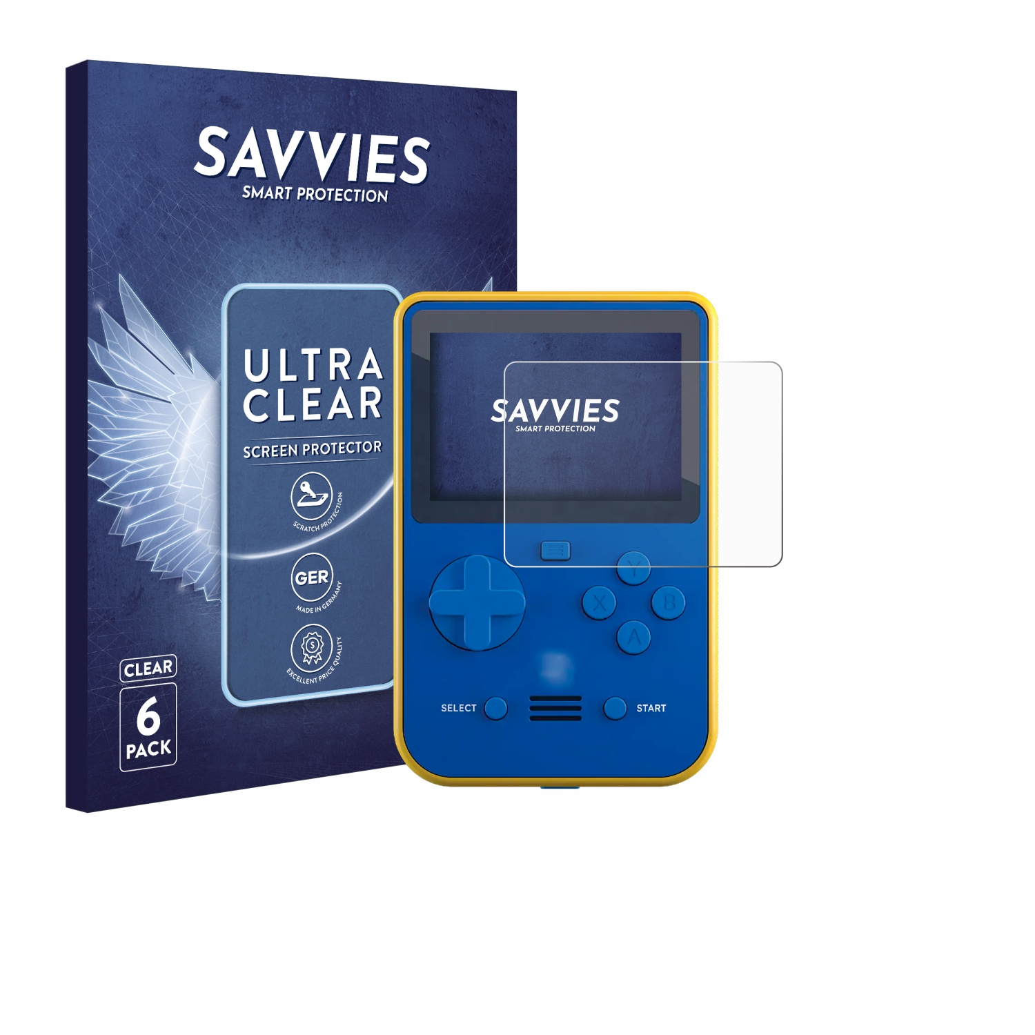 6x Blaze Pocket) klare Schutzfolie(für SAVVIES Super