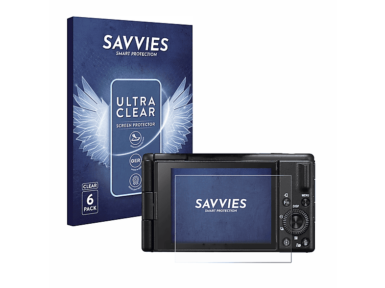 6x Schutzfolie(für Sony SAVVIES klare ZV-1M2)