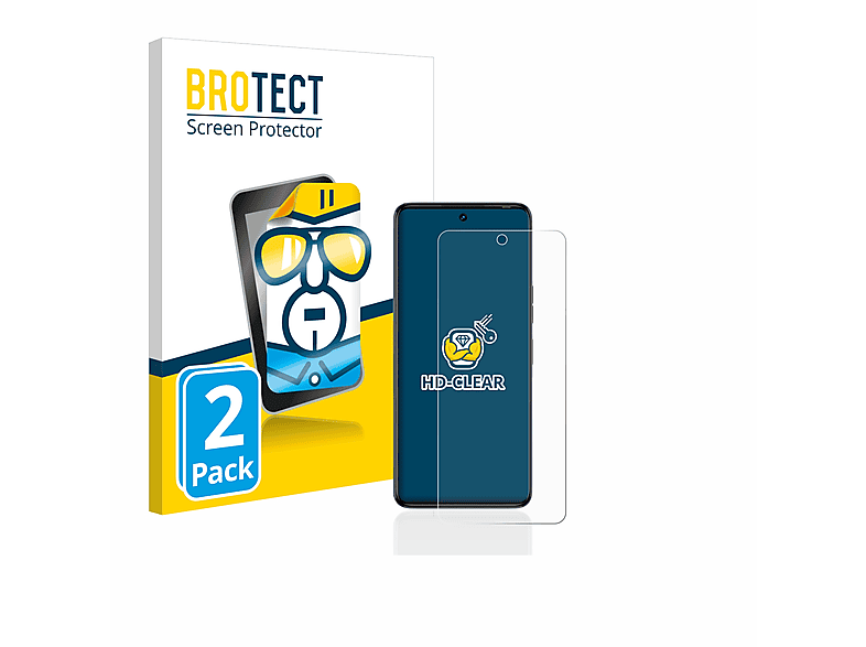 BROTECT 2x klare Schutzfolie(für Tecno Camon 20 Pro)
