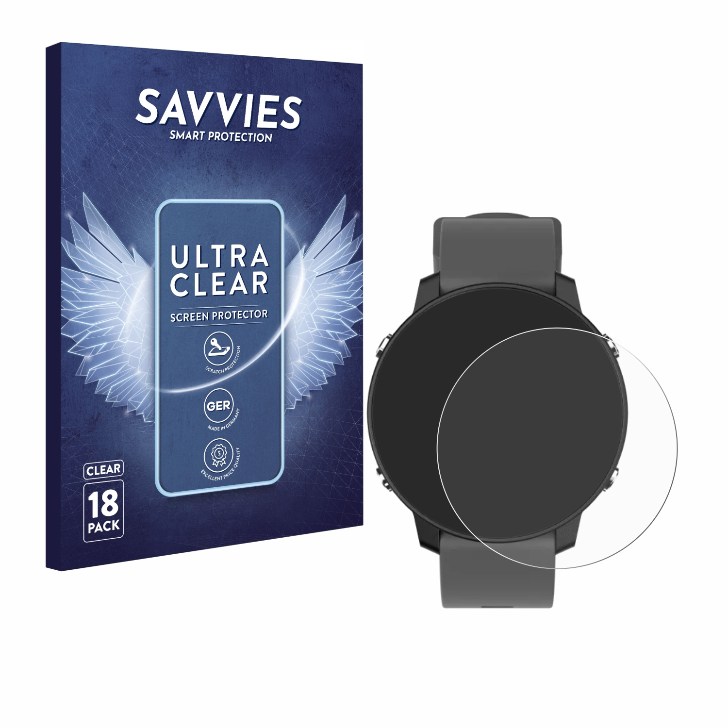 18x G5 Scope Watch) klare Schutzfolie(für Shot SAVVIES GPS