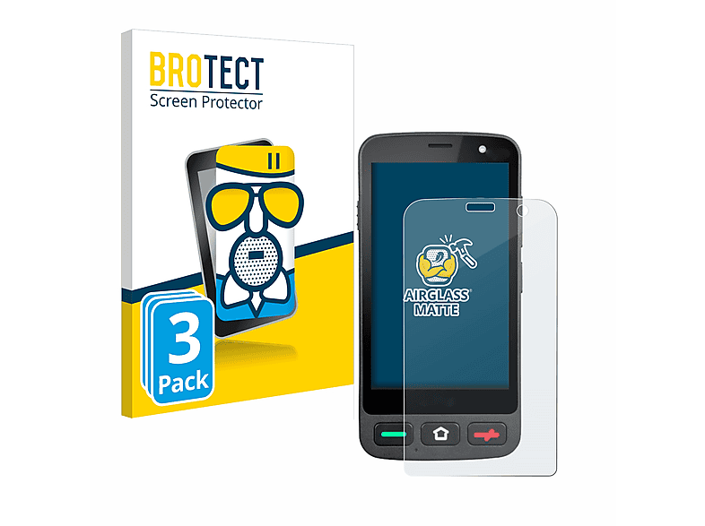 Airglass Schutzfolie(für BROTECT Amico 3x matte Brondi Pocket)