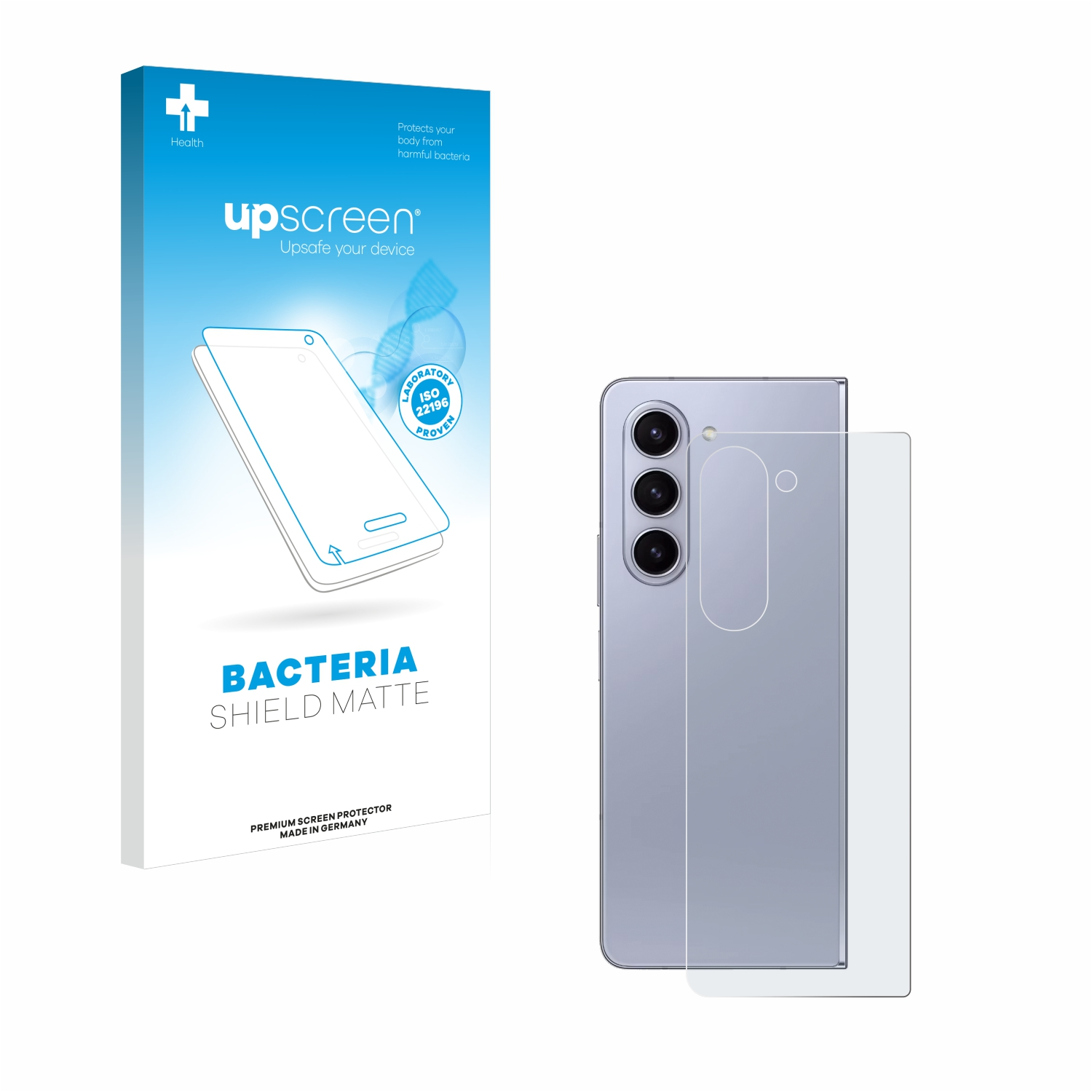 Galaxy antibakteriell entspiegelt Samsung 5) Schutzfolie(für Fold matte UPSCREEN Z