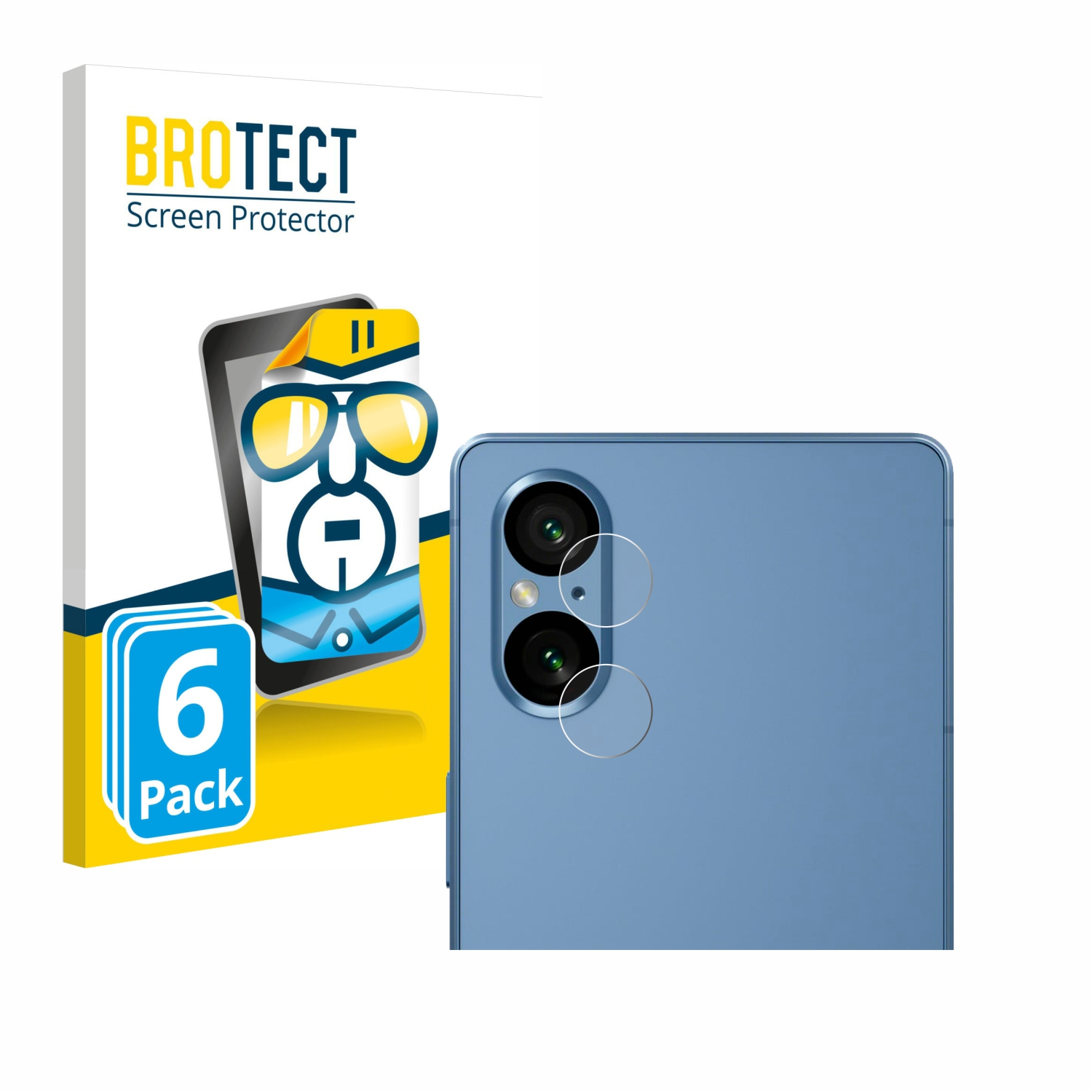 BROTECT 6x klare Schutzfolie(für Xperia Sony 5 V)