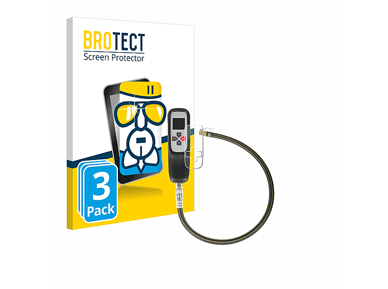 BROTECT 3x Airglass klare Schutzfolie(für Bartec TAP 100 /200)