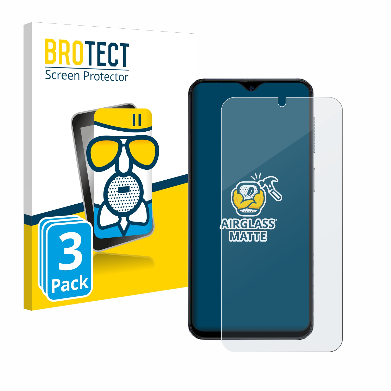 BROTECT 15) Schutzfolie(für Ulefone matte Note Airglass 3x