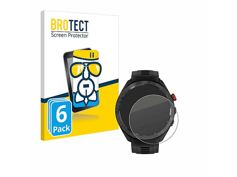 BROTECT 6x Airglass klare Schutzfolie(für Garmin Approach S70 (47 mm))