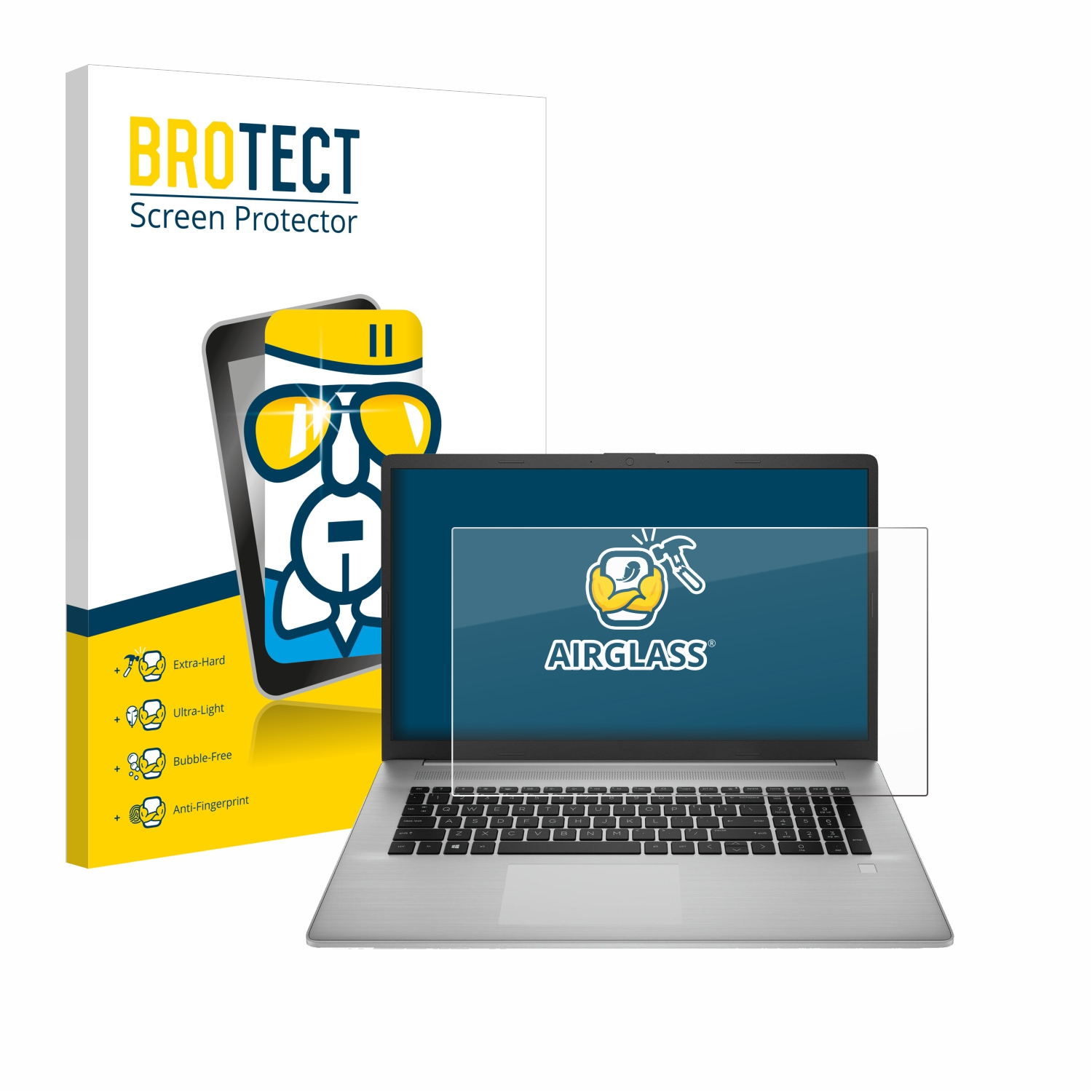 BROTECT Airglass klare Schutzfolie(für HP G9) ProBook 470