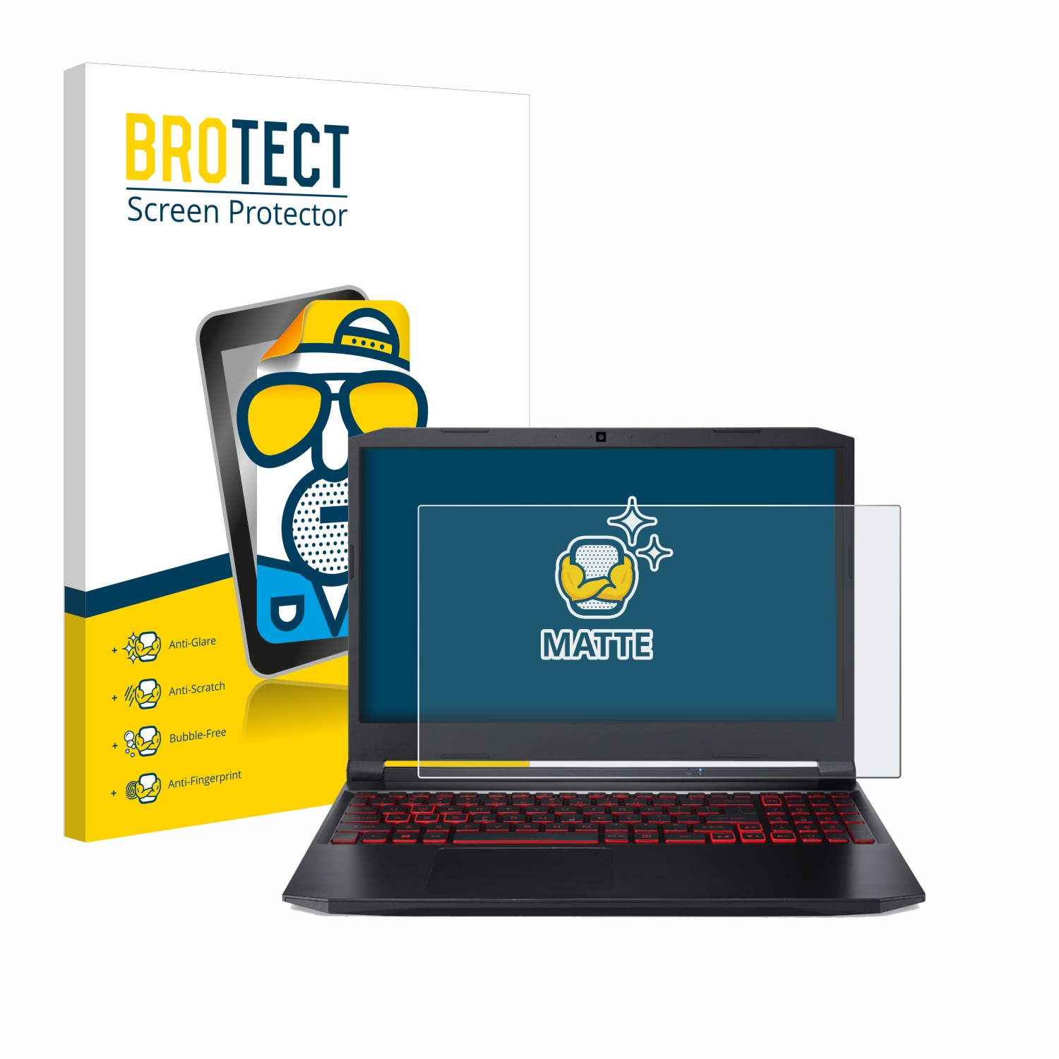 BROTECT matte Schutzfolie(für Acer Nitro Gaming 5 15,6\