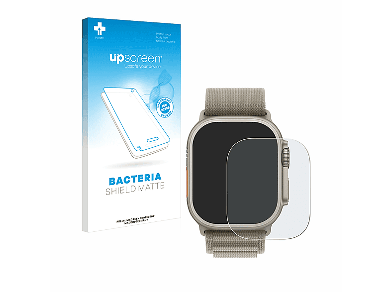 (49 Schutzfolie(für antibakteriell mm)) matte entspiegelt Watch 2 Ultra UPSCREEN Apple