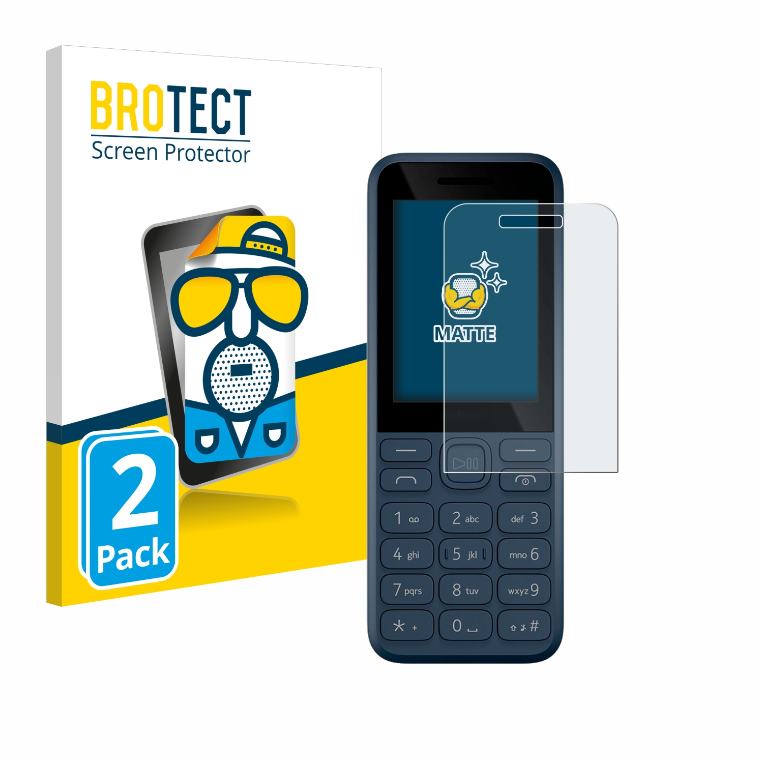 BROTECT matte 2x Schutzfolie(für Nokia (2023)) 130