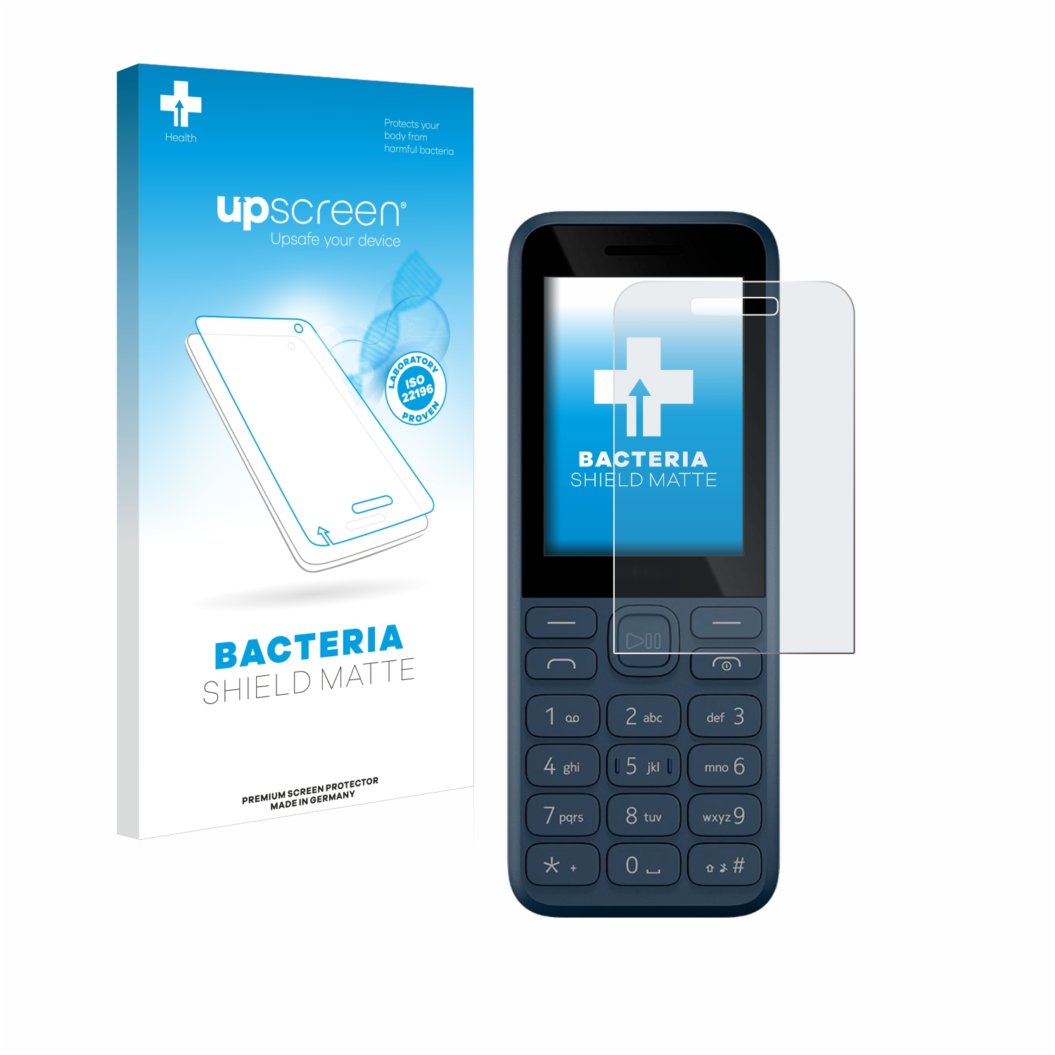 entspiegelt UPSCREEN Schutzfolie(für matte Nokia (2023)) 130 antibakteriell