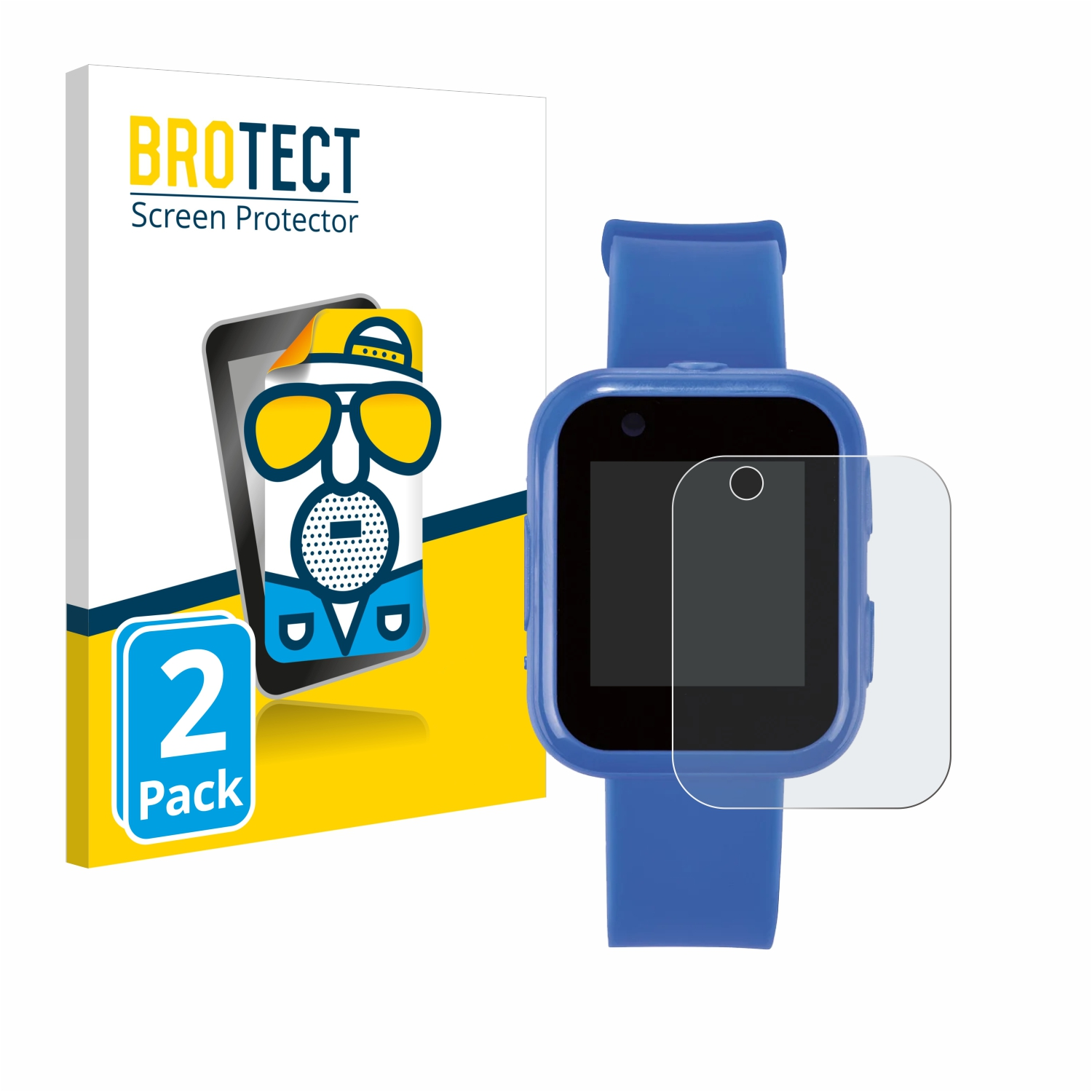 BROTECT 2x matte Smartwatch) Schutzfolie(für Kinder SilverCrest