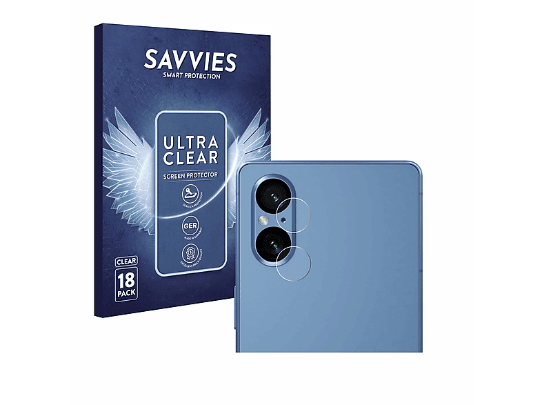 Schutzfolie(für 18x klare SAVVIES Sony 5 Xperia V)