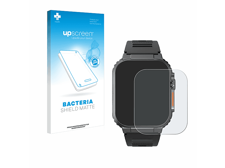 UPSCREEN antibakteriell entspiegelt matte Schutzfolie(für Njord Gear The Indestructible Smartwatch Ultra)