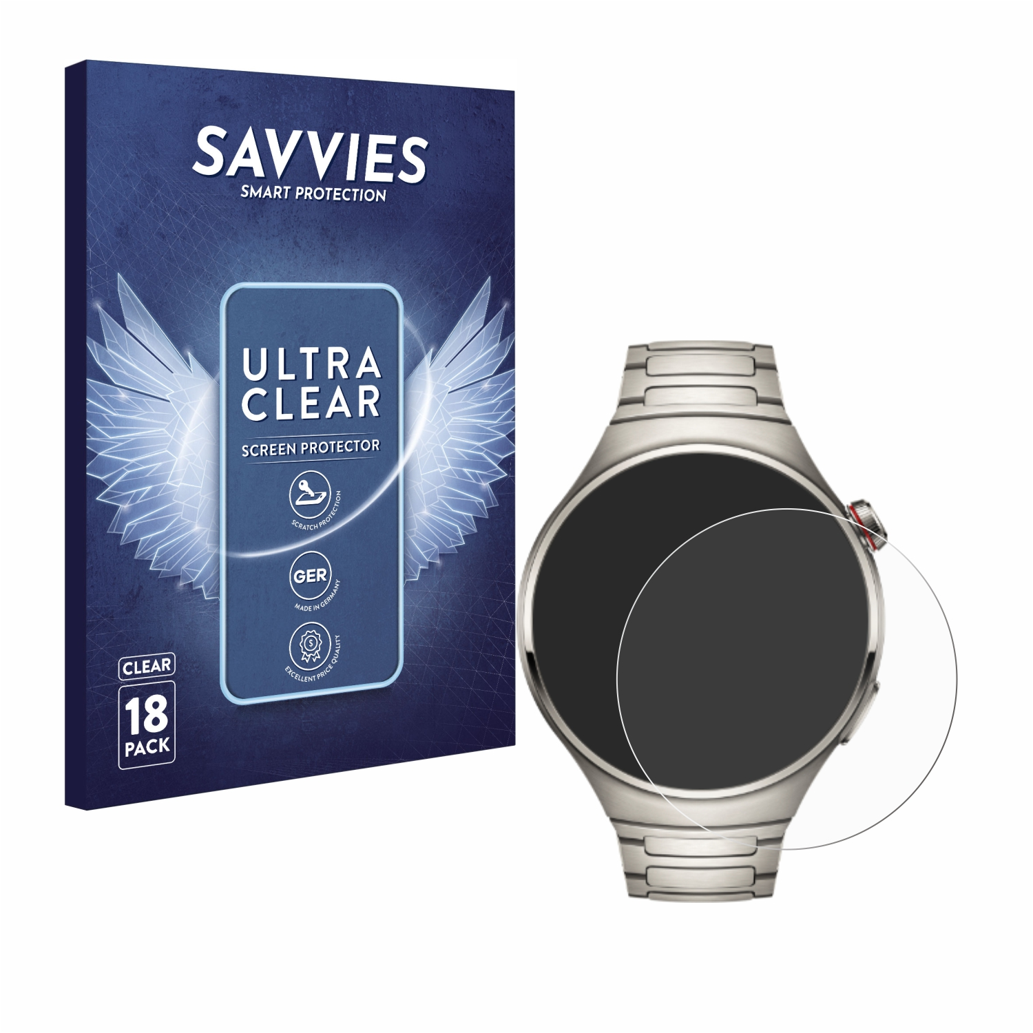 Schutzfolie(für 18x klare Pro) Huawei SAVVIES Watch 4