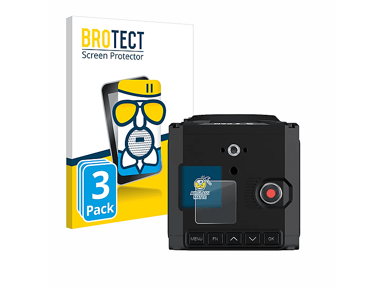 BROTECT 3x Airglass matte Schutzfolie(für Z CAM E2-M4 4K Cinema Camera) | Kamera Schutzfolie