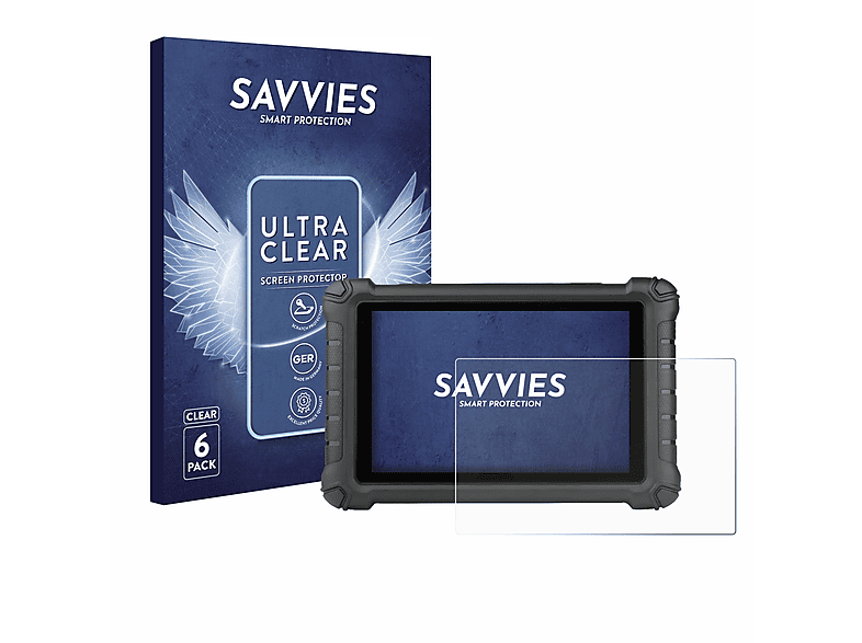 SAVVIES 6x klare Schutzfolie(für Autel MX900c)