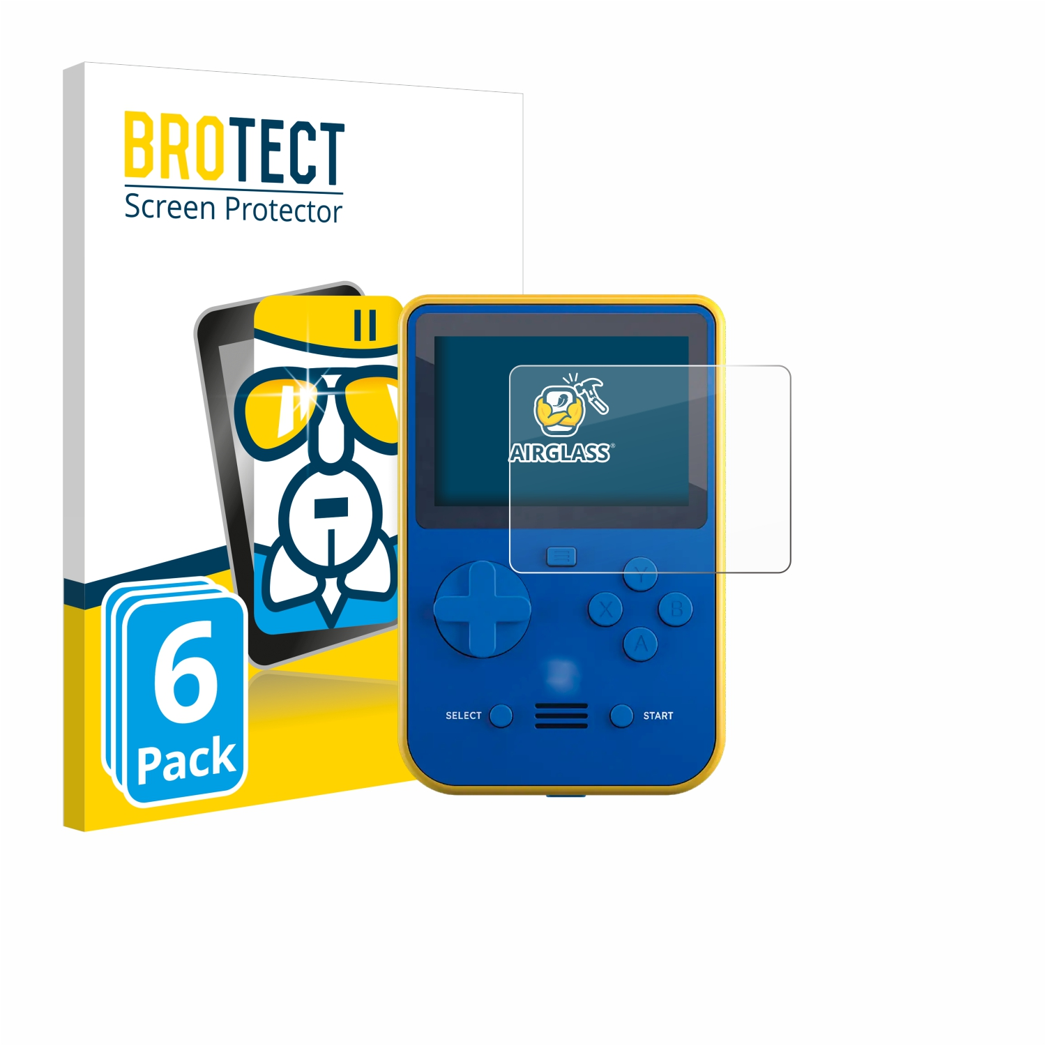 6x Pocket) Schutzfolie(für Blaze klare BROTECT Super Airglass
