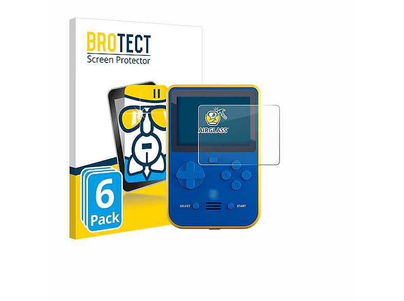 BROTECT 6x Blaze Airglass Super Pocket) klare Schutzfolie(für