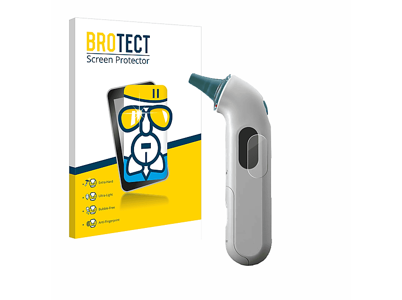 BROTECT Airglass klare Schutzfolie(für Braun ThermoScan 3)