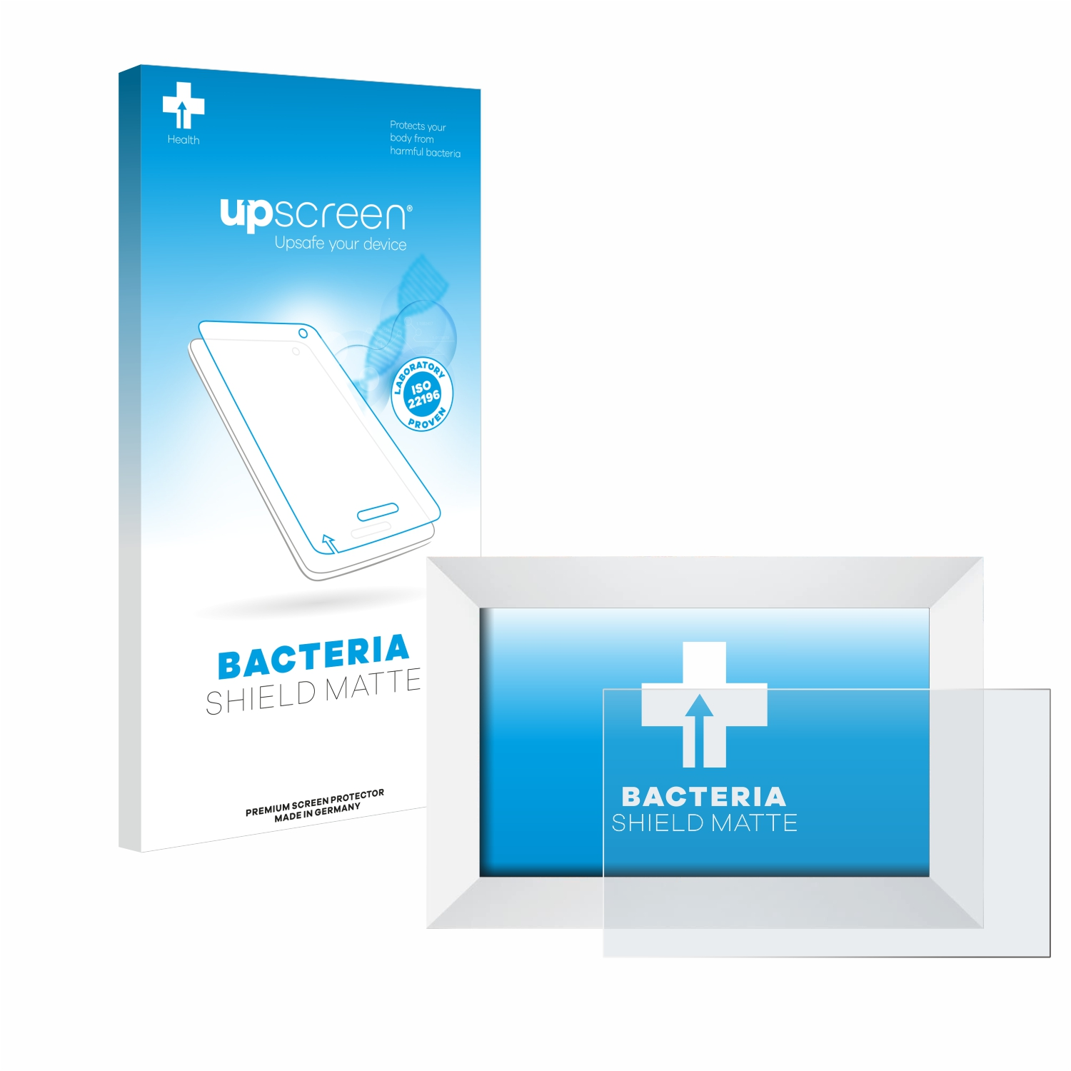 UPSCREEN antibakteriell entspiegelt matte Schutzfolie(für Aeezo Digitaler Bilderrahmen WiFi 10.1\