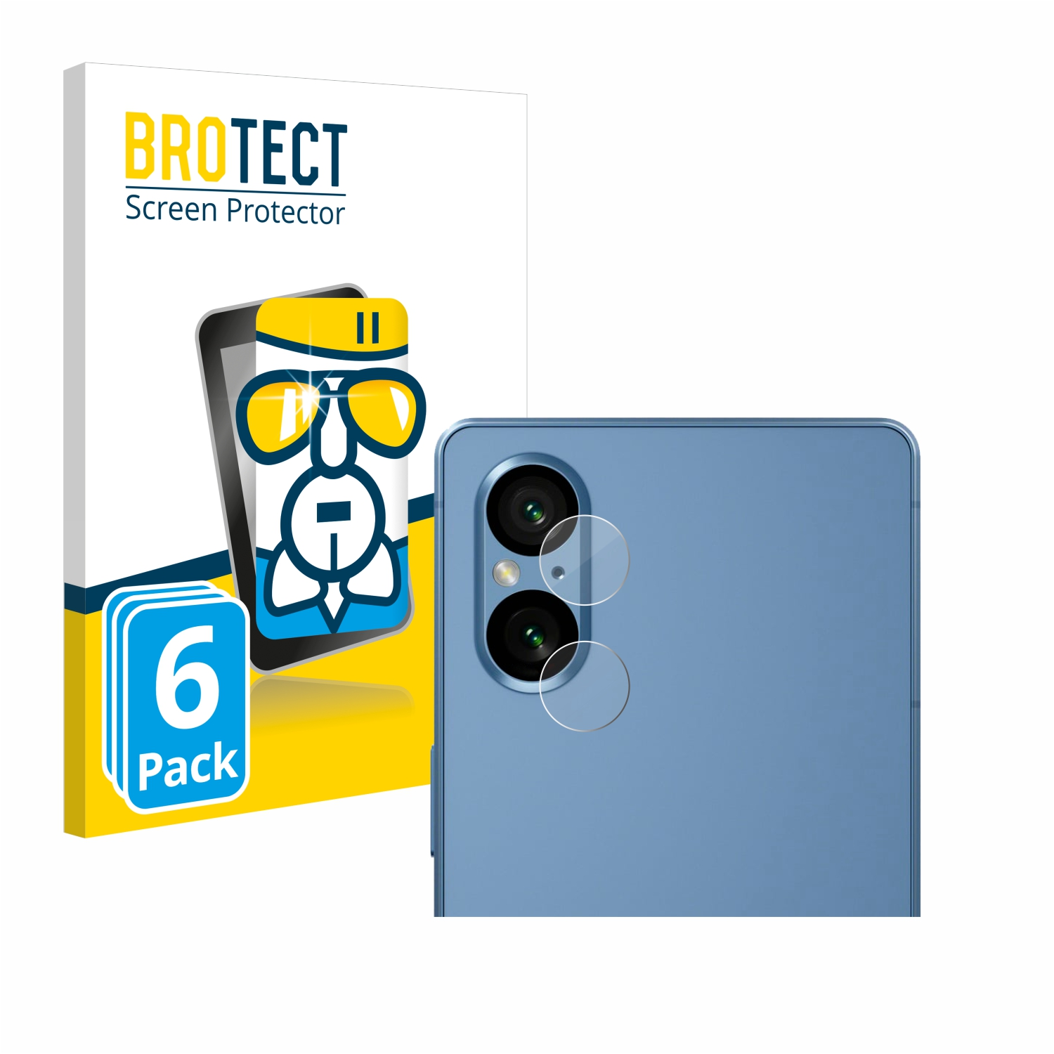6x V) 5 BROTECT klare Schutzfolie(für Xperia Airglass Sony