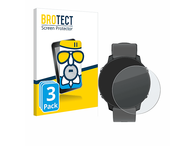 Airglass matte Watch) GPS G5 BROTECT 3x Schutzfolie(für Shot Scope