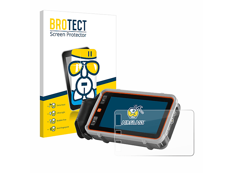 [Große Veröffentlichung zum supergünstigen Preis!] BROTECT Airglass Schutzfolie(für 100) Krautkrämer USM Waygate Technologies klare