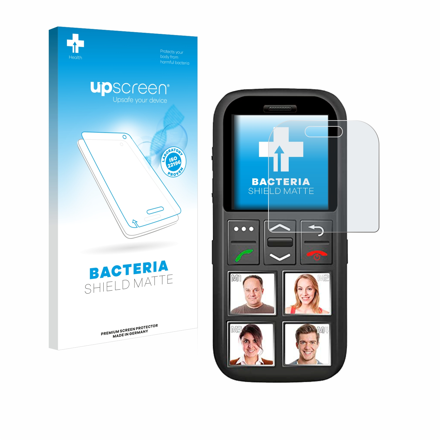 Simvalley Mobile RX-820.gps) antibakteriell matte Schutzfolie(für entspiegelt UPSCREEN