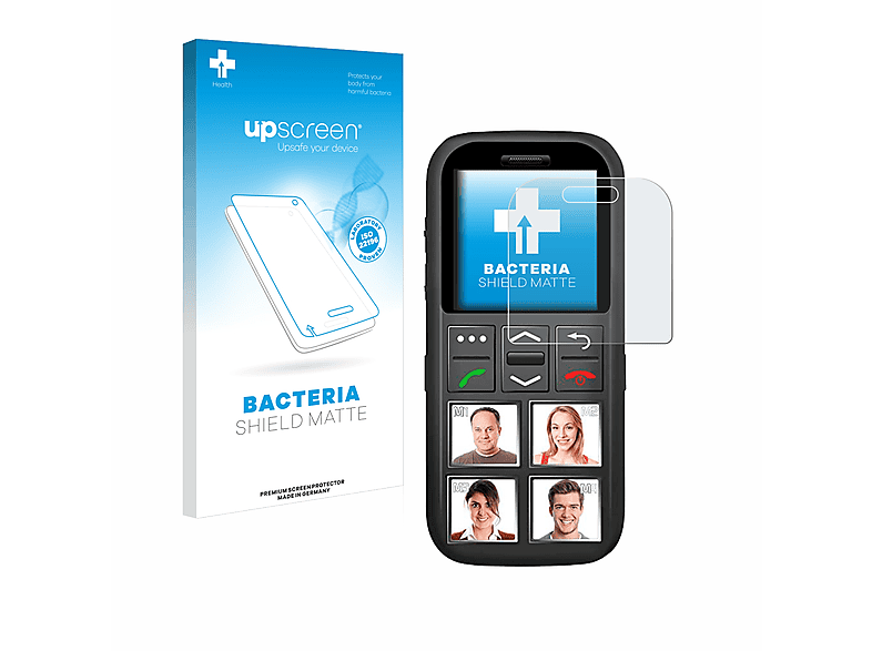 UPSCREEN antibakteriell entspiegelt matte Schutzfolie(für Simvalley Mobile RX-820.gps)
