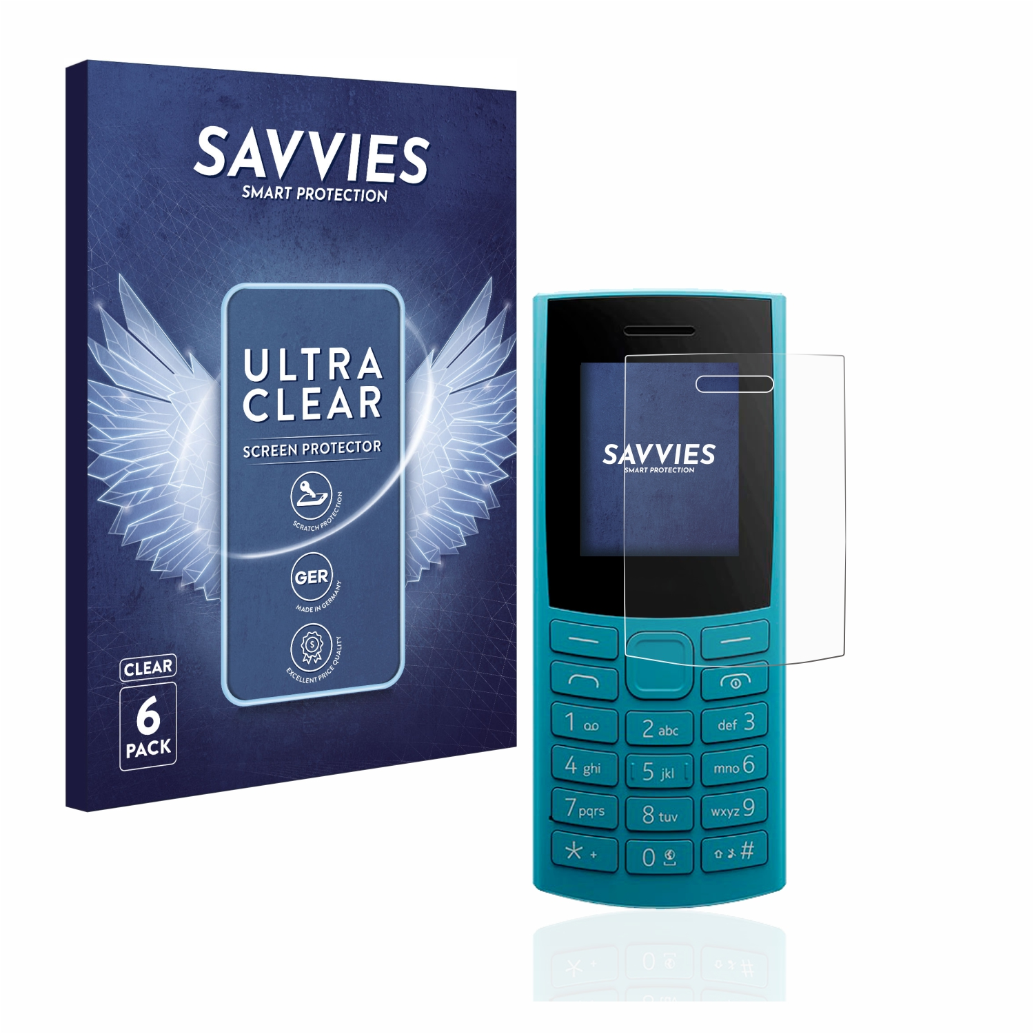 Schutzfolie(für SAVVIES 6x 4G 105 klare (2023)) Nokia