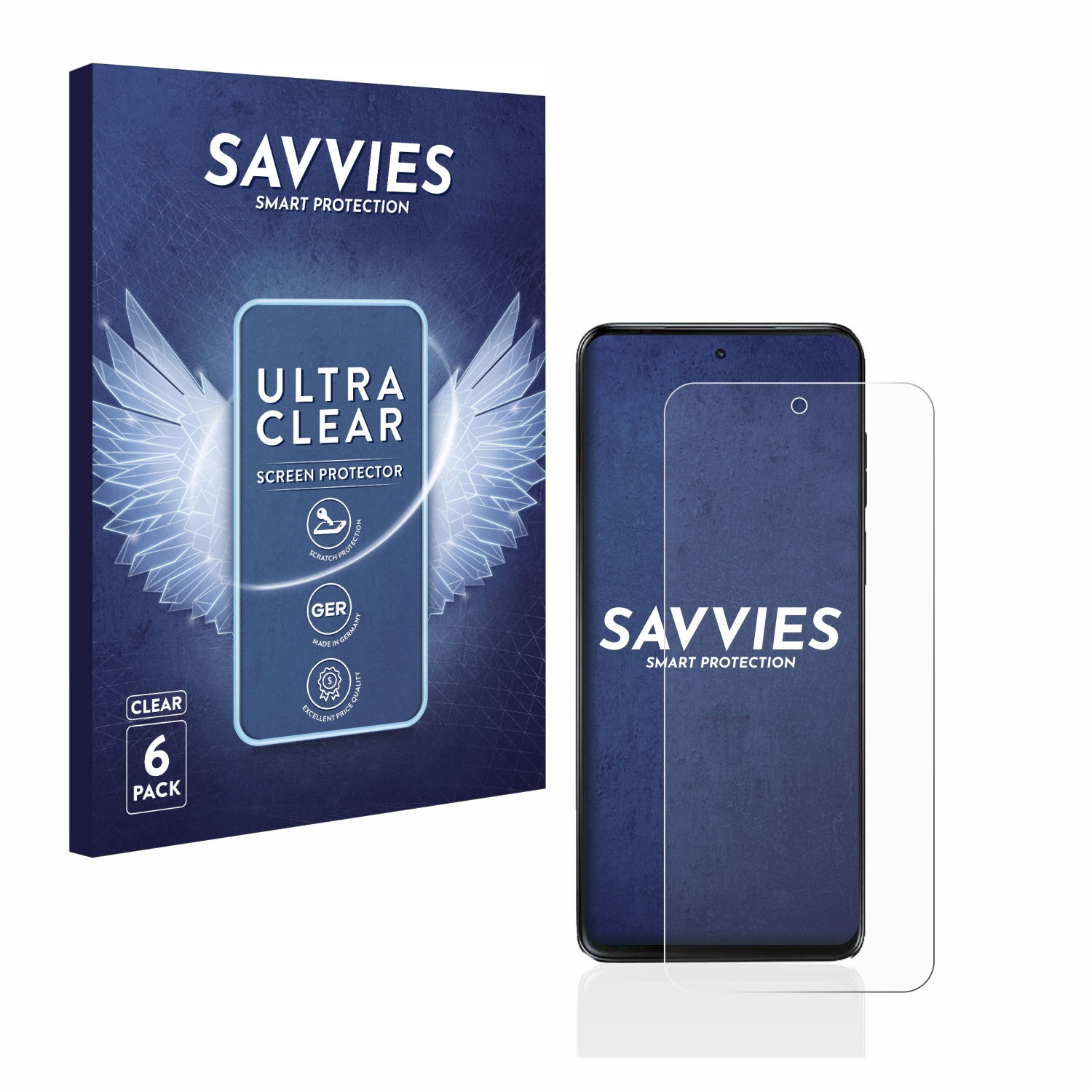 Moto G 2023) SAVVIES klare 5G Motorola Schutzfolie(für 6x Stylus