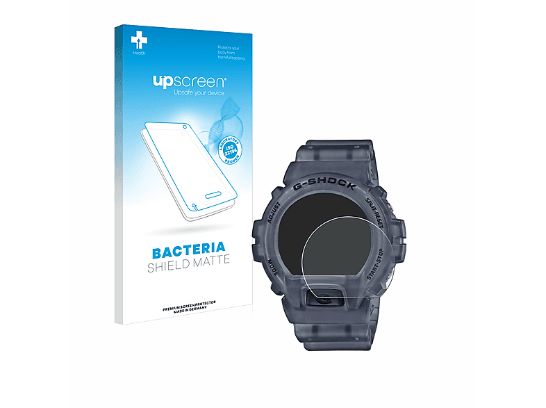 UPSCREEN antibakteriell entspiegelt matte G-Shock Casio Schutzfolie(für DW-6900)