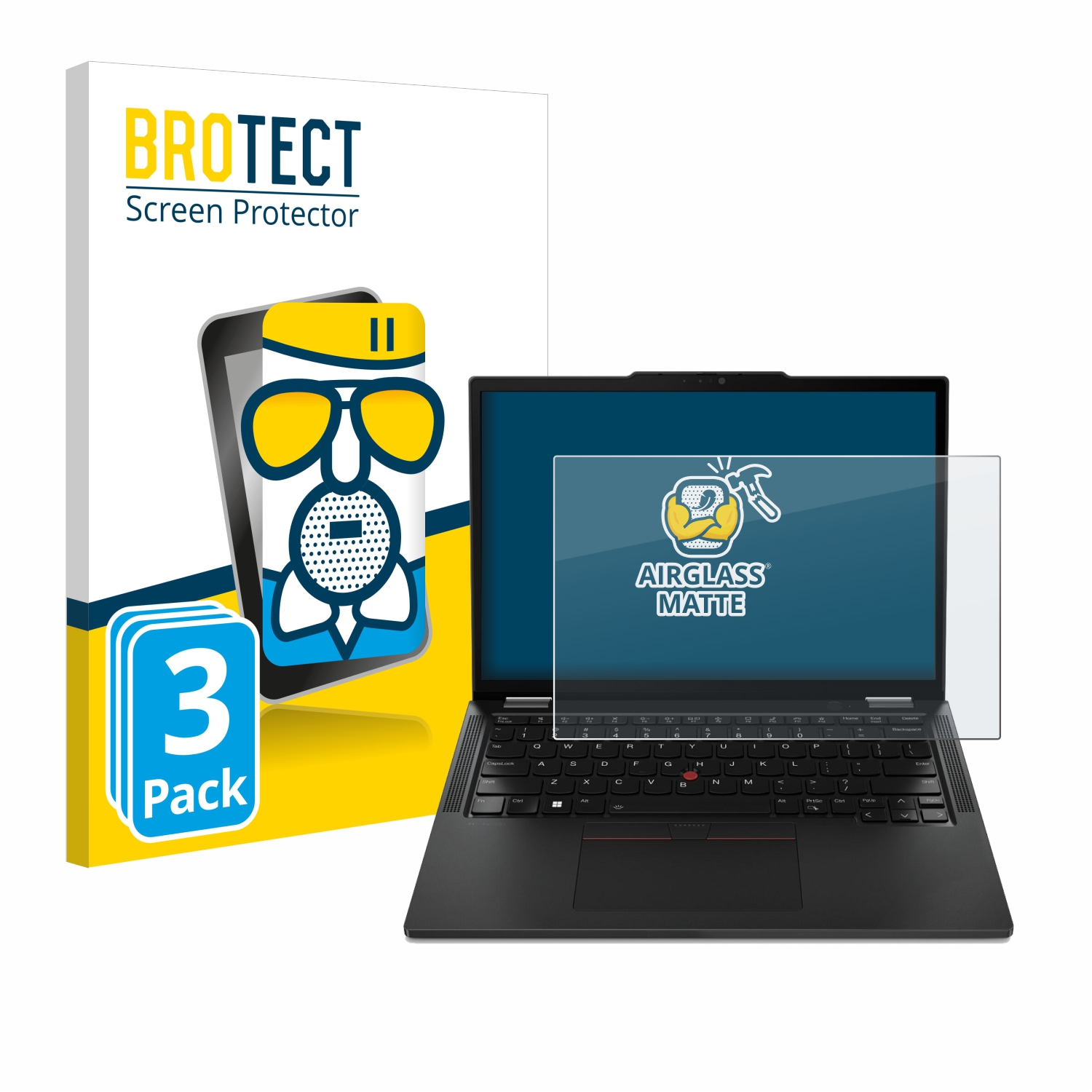 Schutzfolie(für BROTECT ThinkPad 3x X13 matte Lenovo Airglass Gen 4)