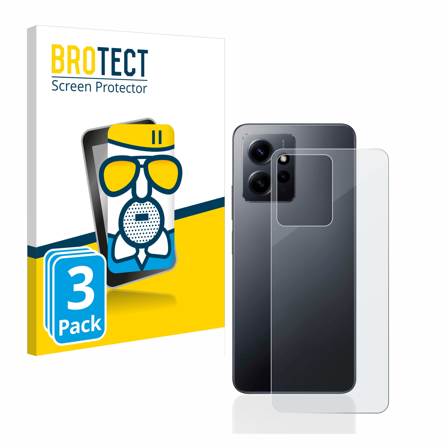 BROTECT 3x Airglass 4G) matte 12 Redmi Note Xiaomi Schutzfolie(für