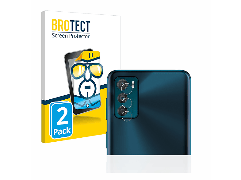 BROTECT klare 2x Moto Schutzfolie(für G42) Motorola