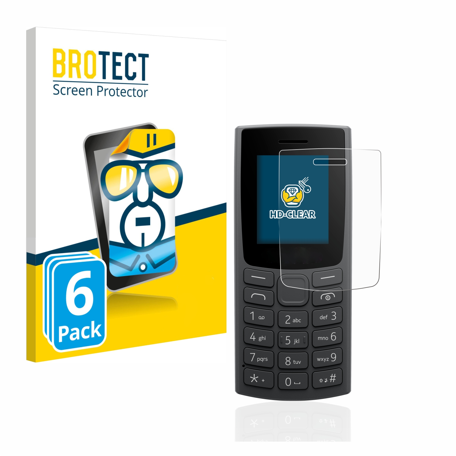 Nokia BROTECT 6x 105 klare (2023)) Schutzfolie(für