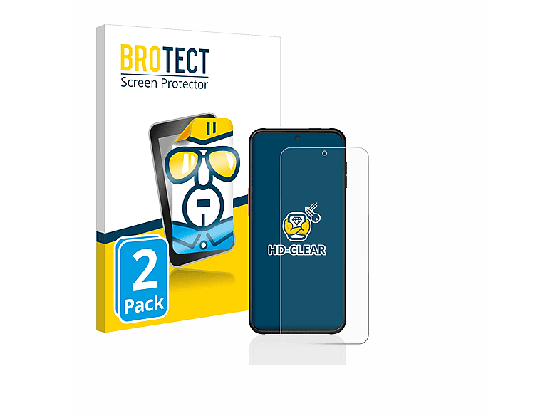 Xcover Pro BROTECT Galaxy 2x klare 2) Samsung Schutzfolie(für